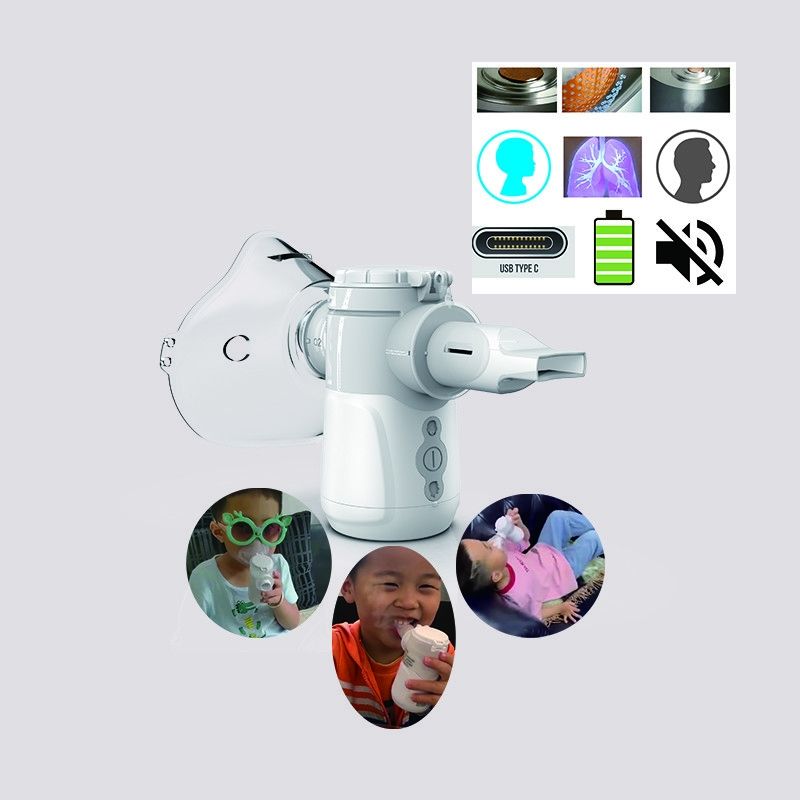 2.0 - 3.2μM At Home Nebulizer Maschinen-medizinischer Husten-tragbare Einatmung für Kinder