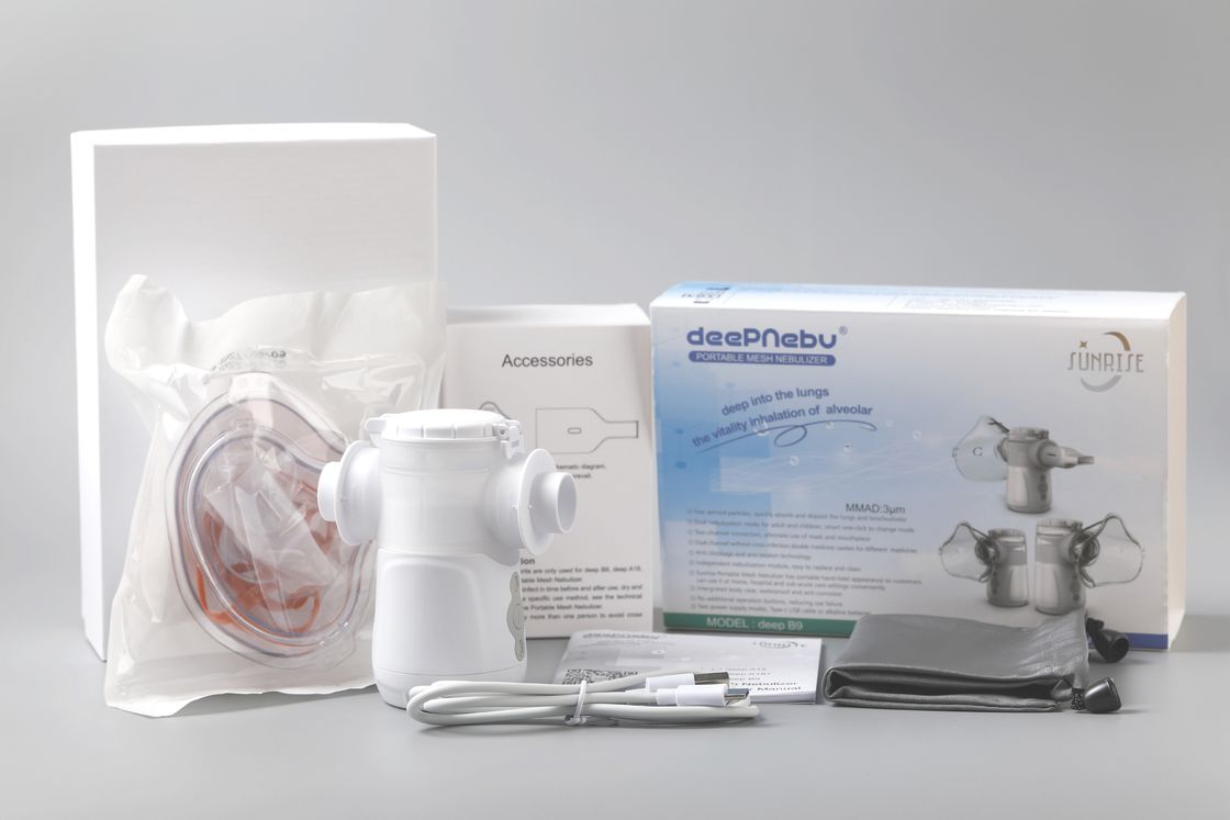 Inhalationsapparat-Mesh Nebulizer Machine Vibrating Fors MMAD 3.12μm asthmatische Bronchitis