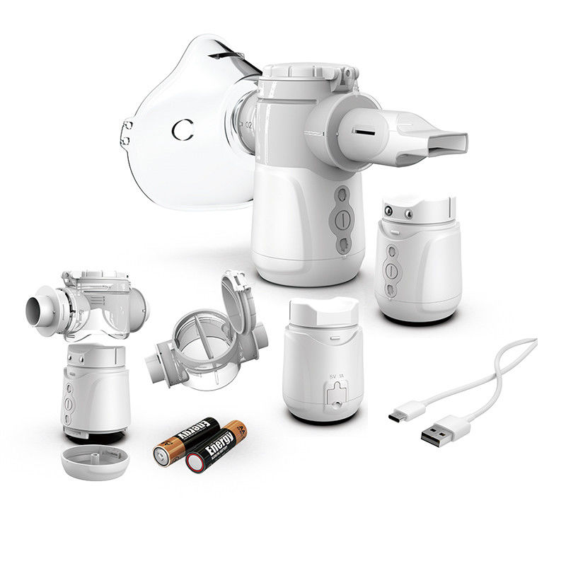 Neue Batterie Medizinische Stumme Mini Freie Atemmaske Husten Copd Vernebler Maschine Erwachsene Kinder Gesundheitswesen Inhalator Mesh Vernebler