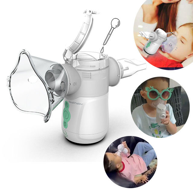 Neue Batterie Medizinische Stumme Mini Freie Atemmaske Husten Copd Vernebler Maschine Erwachsene Kinder Gesundheitswesen Inhalator Mesh Vernebler