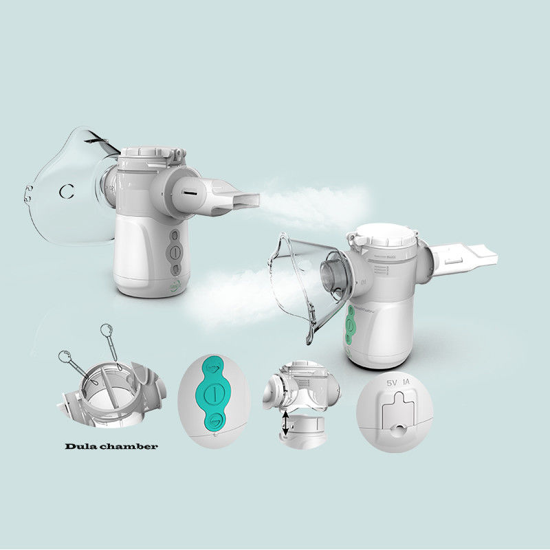 Neue Batterie Medizinische Stumme Mini Freie Atemmaske Husten Copd Vernebler Maschine Erwachsene Kinder Gesundheitswesen Inhalator Mesh Vernebler