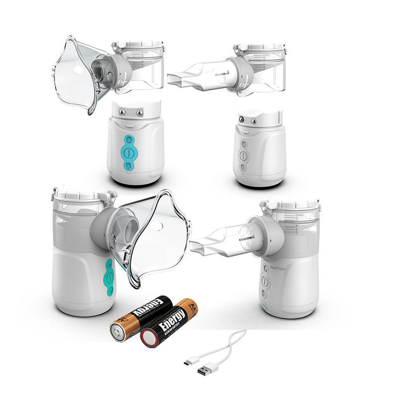 Mini-Hustenmedikamenten-Atomisierer, Kälte-Husten-Nebulisator, Abnehmbare Batterie, Kinder, Erwachsene, Haushalt, Tragbare Netznebulisator