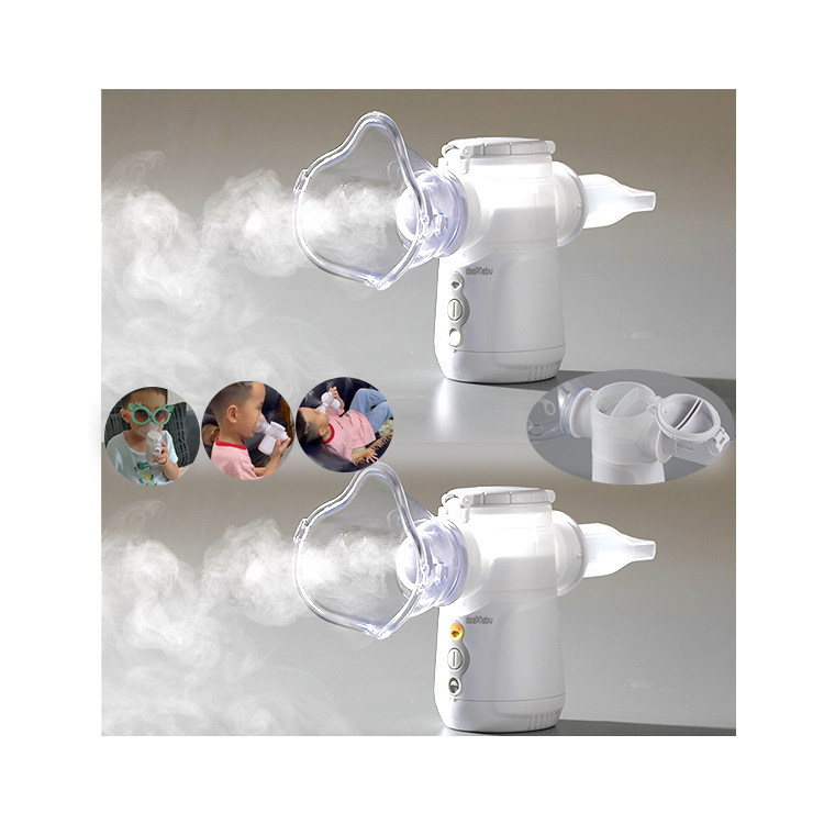 Maschine Zweikanal-110kHz 1.1μm - 3.6μm 0.5mL/Min Home Use Adult Nebulizer