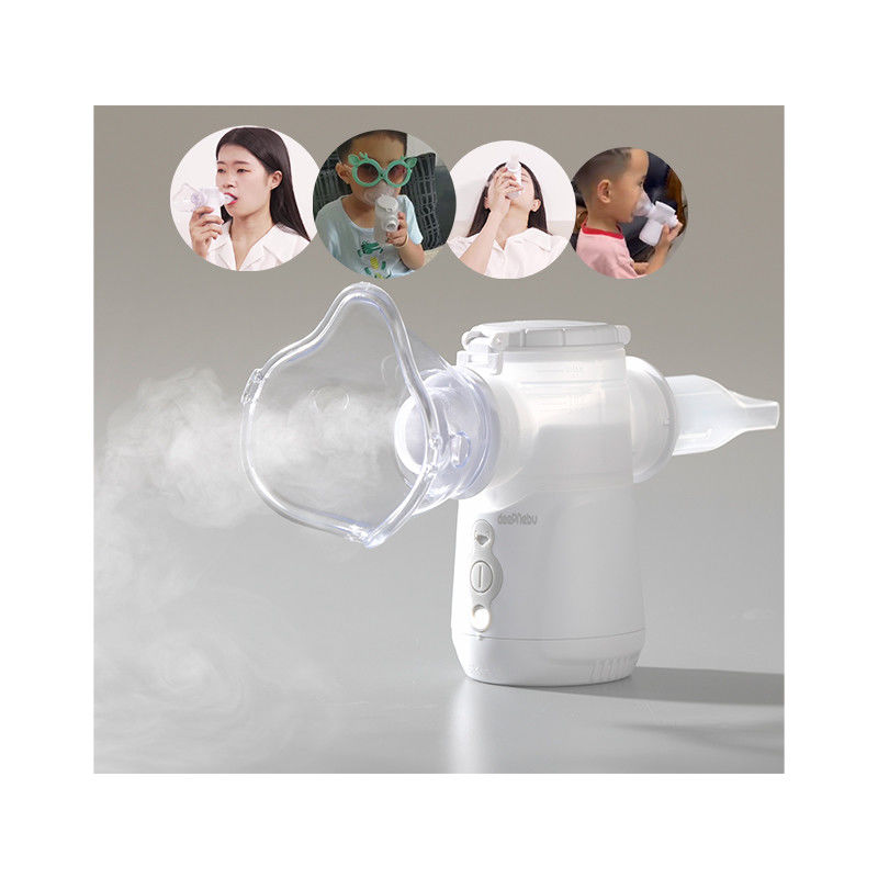Pädiatrischer tragbarer Mesh Nebulizer Inhaler 2.6μm - 3.2μm Art Batterie C USB
