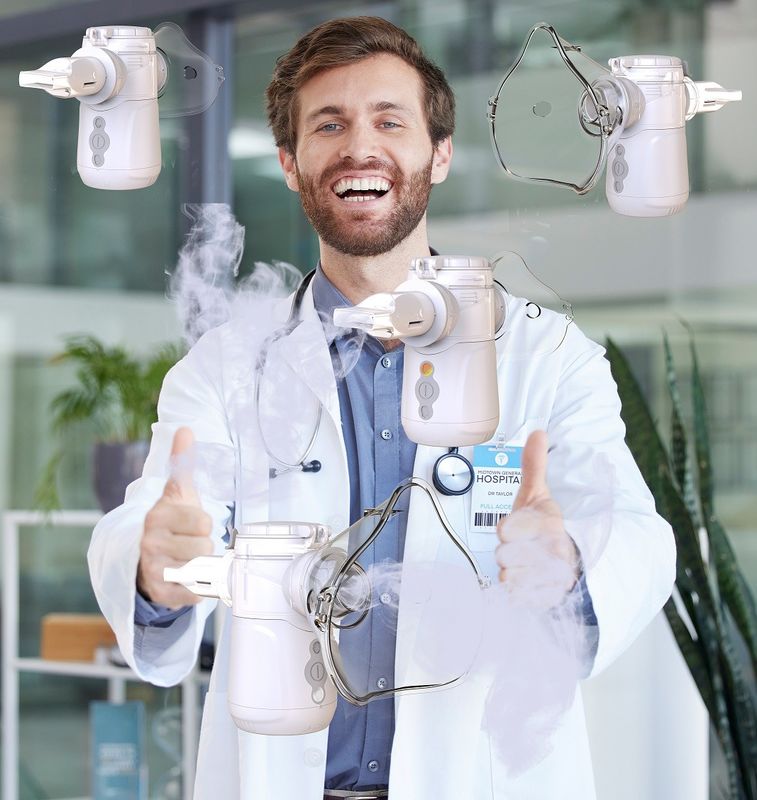 USB-Atomizer mit Partikelgröße 2,5 bis 3,6 μm und Atomizergeschwindigkeit ≥ 0,26 ml/min