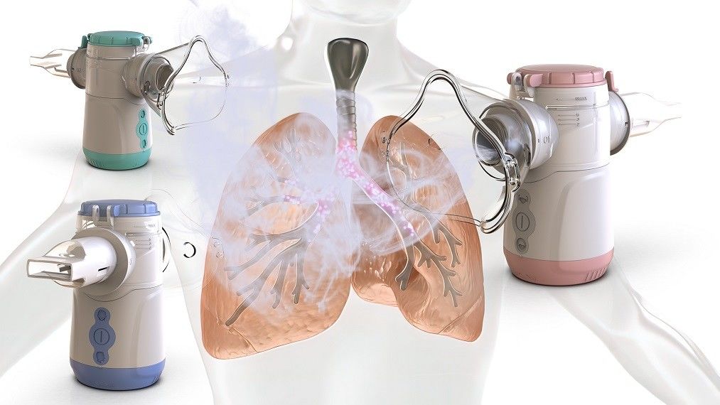 Partikelgröße 1,8-4,0 μm Vernebler-Inhalator-Maschine weniger als 50 dB