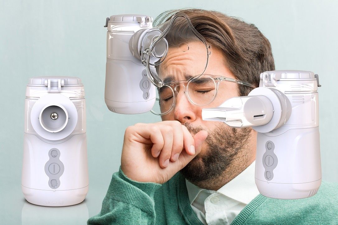 Partikelgröße 1,8-4,0 μm Vernebler-Inhalator-Maschine weniger als 50 dB