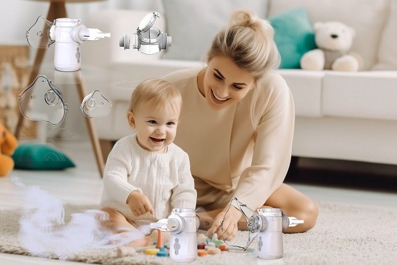 2.0-3,3μm Partikelgröße Mesh Nebulizer mit ≤35dB geringer Geräuschstärke