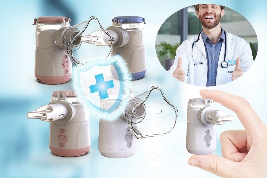Portable Mesh Nebulizer Maschine mit 105-110Hz Vibrationsfrequenz für Lungengesundheit