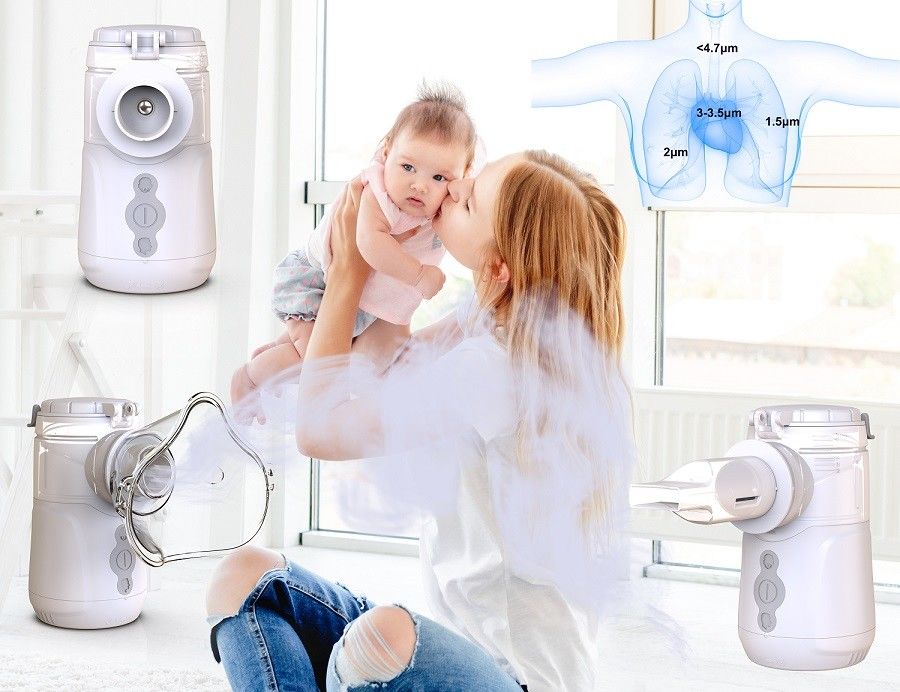 Mesh Nebulizer Maschine mit 2 Modi für Kinder und Erwachsene überlegener als Kompressor