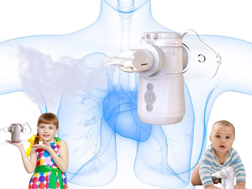 1-4μm Mesh Vibrator Inhalator mit Mesh Membran Vibrator für Atemwegserkrankungen