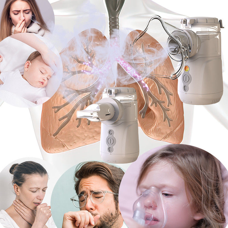Portable Vibrating Mesh Inhalator Batterie und DC 5V USB-Antrieb für die medizinische Behandlung