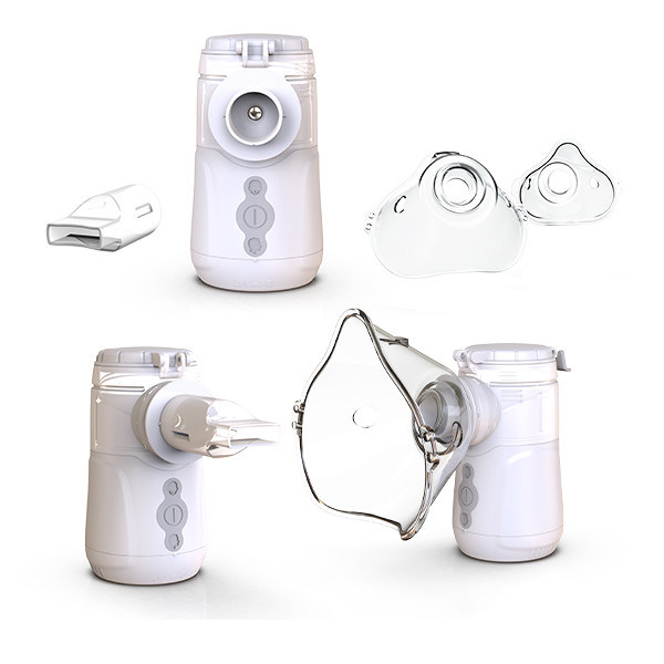 Portable Vibrating Nebulizer 2-3μm MMAD Partikel-Inhalationsmaschine mit 9-18 ml Kapazität und 1,5 Watt Stromverbrauch