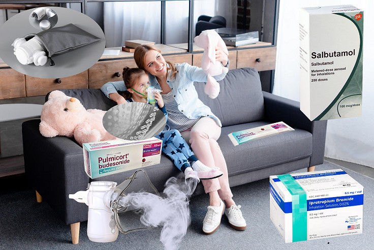Vibrationsnetz-Inhalator DC oder USB-Leistung Medizinische Kinder und Erwachsene Inhalation 1-3μm